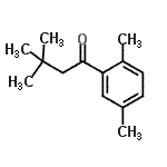 CAS 登录号：898764-50-6， 1-(2,5-二甲基苯基)-3,3-二甲基-1-丁酮