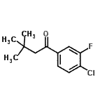 CAS#: 898764-64-2, 1-(4-Chloro-3-fluorophenyl)-3,3-dimethyl-1-butanone