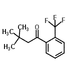 CAS 登录号：898764-72-2， 3,3-二甲基-1-[2-(三氟甲基)苯基]-1-丁酮