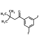 CAS 登录号：898764-98-2， 1-(3,5-二氟苯基)-3,3-二甲基-1-丁酮