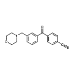CAS#: 898765-17-8, 4-[3-(4-Morpholinylmethyl)benzoyl]benzonitrile