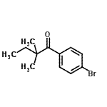 CAS 登录号：898765-37-2， 1-(4-溴苯基)-2,2-二甲基-1-丁酮