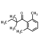 CAS 登录号：898765-61-2， 1-(2,6-二甲基苯基)-2,2-二甲基-1-丁酮