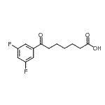 CAS 登录号：898765-83-8， 7-(3,5-二氟苯基)-7-氧代庚酸