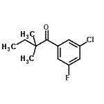 CAS#: 898765-88-3, 1-(3-Chloro-5-fluorophenyl)-2,2-dimethyl-1-butanone