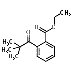 CAS 登录号：898766-15-9， 乙基2-(2,2-二甲基丙烷酰基)苯甲酸酯