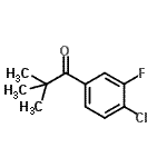 CAS 登录号：898766-30-8， 1-(4-氯-3-氟苯基)-2,2-二甲基-1-丙酮