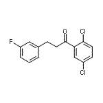 CAS 登录号：898767-61-8， 1-(2,5-二氯苯基)-3-(3-氟苯基)-1-丙酮