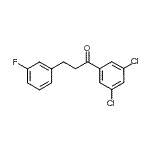 CAS 登录号：898767-65-2， 1-(3,5-二氯苯基)-3-(3-氟苯基)-1-丙酮