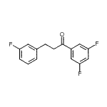 CAS 登录号：898767-71-0， 1-(3,5-二氟苯基)-3-(3-氟苯基)-1-丙酮