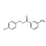 CAS 登录号：898767-87-8， 3-(4-氟苯基)-1-(3-甲基苯基)-1-丙酮