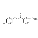 CAS#: 898767-93-6, 3-(4-Fluorophenyl)-1-(3-methoxyphenyl)-1-propanone