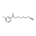 CAS#: 898767-99-2, 8-(3-Iodophenyl)-8-oxooctanenitrile