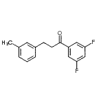 CAS 登录号：898768-21-3， 1-(3,5-二氟苯基)-3-(3-甲基苯基)-1-丙酮