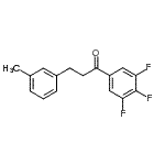 CAS#: 898768-24-6, 3-(3-Methylphenyl)-1-(3,4,5-trifluorophenyl)-1-propanone