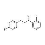 CAS 登录号：898768-54-2， 1-(2-氟苯基)-3-(4-氟苯基)-1-丙酮