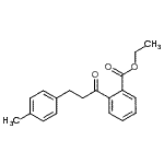 CAS 登录号：898768-59-7， 乙基2-[3-(4-甲基苯基)丙酰]苯甲酸酯