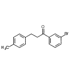 CAS 登录号：898768-69-9， 1-(3-溴苯基)-3-(4-甲基苯基)-1-丙酮