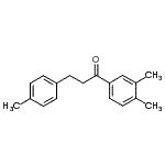 CAS 登录号：898768-85-9， 1-(3,4-二甲基苯基)-3-(4-甲基苯基)-1-丙酮