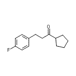 CAS 登录号：898768-90-6， 1-环戊基-3-(4-氟苯基)-1-丙酮