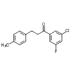 CAS#: 898769-13-6, 1-(3-Chloro-5-fluorophenyl)-3-(4-methylphenyl)-1-propanone