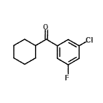CAS#: 898769-36-3, (3-Chloro-5-fluorophenyl)(cyclohexyl)methanone