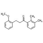 CAS 登录号：898769-97-6， 1-(2,3-二甲基苯基)-3-(2-甲氧基苯基)-1-丙酮