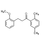CAS 登录号：898770-01-9， 1-(2,5-二甲基苯基)-3-(2-甲氧基苯基)-1-丙酮