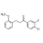 CAS#: 898770-15-5, 1-(4-Chloro-3-fluorophenyl)-3-(2-methoxyphenyl)-1-propanone