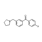 CAS#: 898770-31-5, (4-Fluorophenyl)[3-(1-pyrrolidinylmethyl)phenyl]methanone