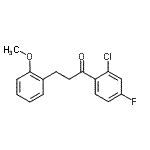 CAS#: 898770-39-3, 1-(2-Chloro-4-fluorophenyl)-3-(2-methoxyphenyl)-1-propanone