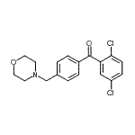 CAS 登录号：898770-59-7， (2,5-二氯苯基)[4-(4-吗啉基甲基)苯基]甲酮