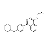 CAS 登录号：898771-14-7， 乙基2-[4-(1-哌啶基甲基)苯甲酰基]苯甲酸酯