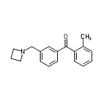 CAS#: 898771-19-2, [3-(1-Azetidinylmethyl)phenyl](2-methylphenyl)methanone