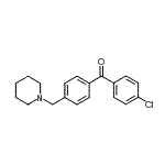 CAS#: 898771-37-4, (4-Chlorophenyl)[4-(1-piperidinylmethyl)phenyl]methanone