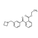 CAS#: 898771-45-4, Ethyl 2-[3-(1-azetidinylmethyl)benzoyl]benzoate