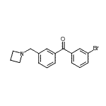 CAS#: 898771-57-8, [3-(1-Azetidinylmethyl)phenyl](3-bromophenyl)methanone