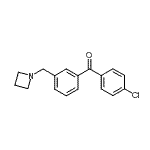 CAS#: 898771-63-6, [3-(1-Azetidinylmethyl)phenyl](4-chlorophenyl)methanone