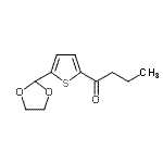 CAS 登录号：898771-84-1， 1-[5-(1,3-二氧戊环-2-基)-2-噻吩基]-1-丁酮