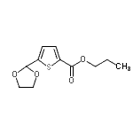 CAS#: 898772-11-7, Propyl 5-(1,3-dioxolan-2-yl)-2-thiophenecarboxylate