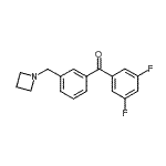 CAS#: 898772-27-5, [3-(1-Azetidinylmethyl)phenyl](3,5-difluorophenyl)methanone