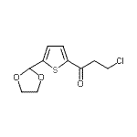 CAS#: 898772-41-3, 3-Chloro-1-[5-(1,3-dioxolan-2-yl)-2-thienyl]-1-propanone