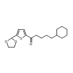 CAS#: 898772-78-6, 5-Cyclohexyl-1-[5-(1,3-dioxolan-2-yl)-2-thienyl]-1-pentanone