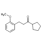 CAS 登录号：898774-31-7， 1-环戊基-3-(2-甲氧基苯基)-1-丙酮