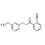CAS 登录号：898774-49-7， 2-[3-(3-甲氧基苯基)丙酰]苯甲腈