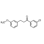 CAS 登录号：898774-68-0， 1-(3-氯苯基)-3-(3-甲氧基苯基)-1-丙酮