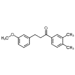 CAS 登录号：898774-82-8， 1-(3,4-二甲基苯基)-3-(3-甲氧基苯基)-1-丙酮