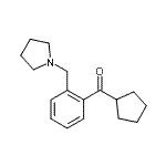 CAS#: 898775-21-8, Cyclopentyl[2-(1-pyrrolidinylmethyl)phenyl]methanone