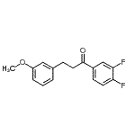CAS 登录号：898775-31-0， 1-(3,4-二氟苯基)-3-(3-甲氧基苯基)-1-丙酮