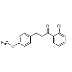 CAS 登录号：898775-98-9， 1-(2-氯苯基)-3-(4-甲氧基苯基)-1-丙酮